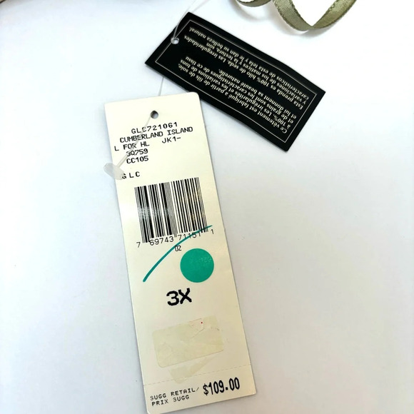 Jones New York Hawaiian Tropical Floral Print 100% Silk Midi Skirt Green 3X NWT - Picture 9 of 9